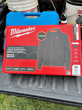 Milwaukee M12 Heated Hoodie Kit Black 3X